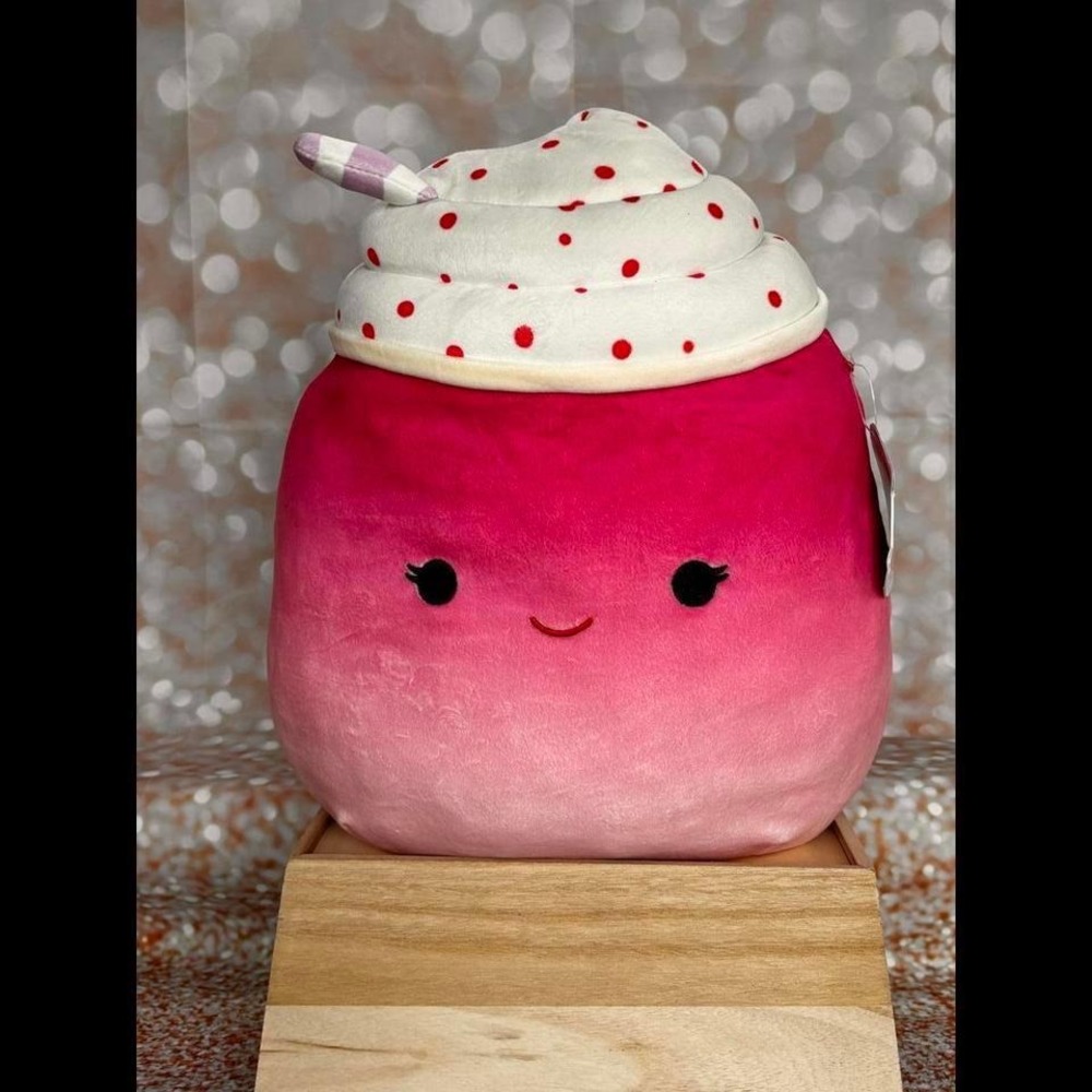 Squishmallow Cinnamon Frappe‎ Coffee Plush 8 Inch Stuffed Animal Toy